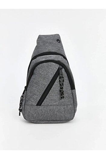 LC Waikiki Accessories Gray Zippered Men's Chest Bag