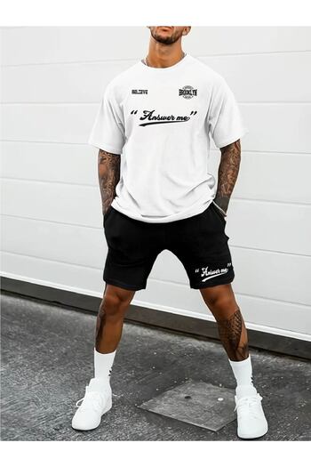 RawNox Combination Series T-Shirt/Shorts Ansver Me Printed
