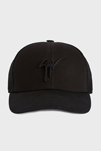 Giuseppe zanotti 100% Cotton Logo Cap Men's Hat Eau4007