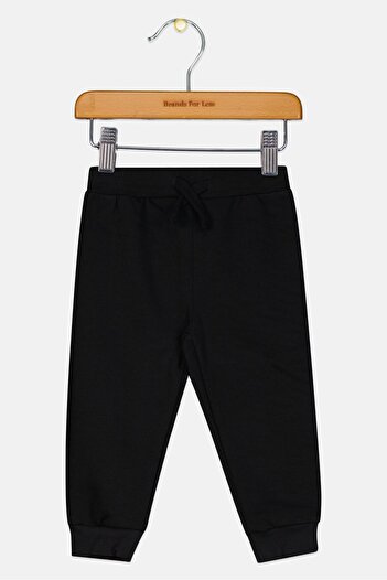 Fox Toddlers Boy Solid Pull On Sweatpants, Black
