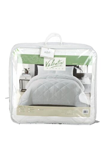 Generic Valentini 100% Microfiber Lightweight Solid Duvet White 170 x 230cm VL DUV170X230