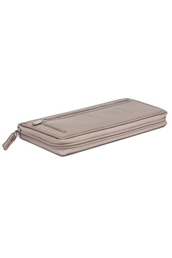 delis Women's wallet, Naia PT1352, genuine leather, Cream