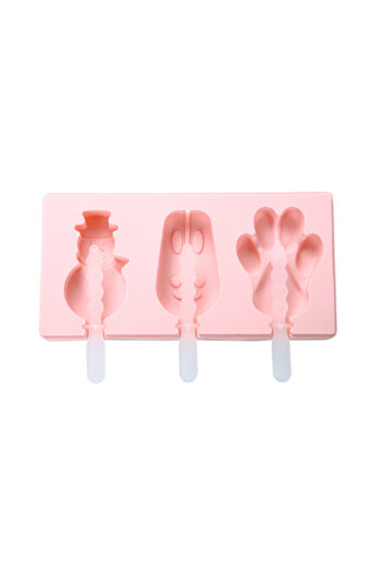 Felli Piece Reusable Easy Release Popsicle Mould for Kids Pink