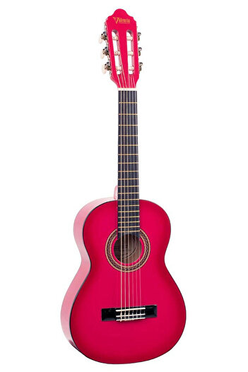 VALENCIA VC101PKS, classical guitar, 1/4 size, pink sunburst finish