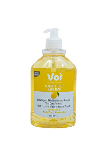 VOI Lemon Extract Hand Soap 500 ml | Refreshing Citrus Scent & Gentle Cleansing