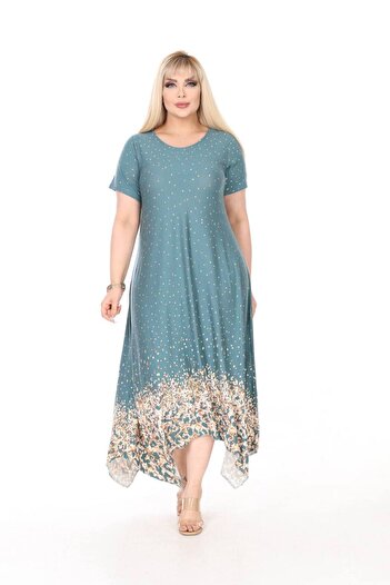 CNG MODA Plus Size Summer Premium Combed Cotton Dress