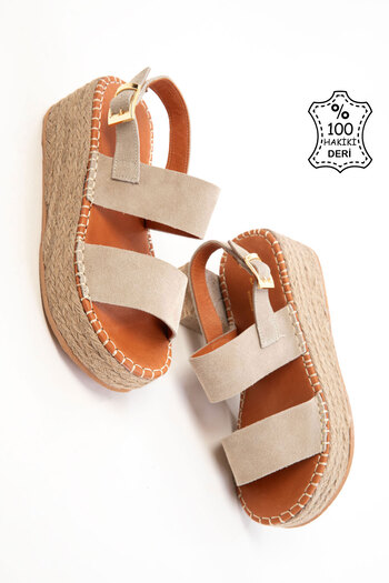 SOHO Skin Suede Genuine Leather Women's Sandals 20683