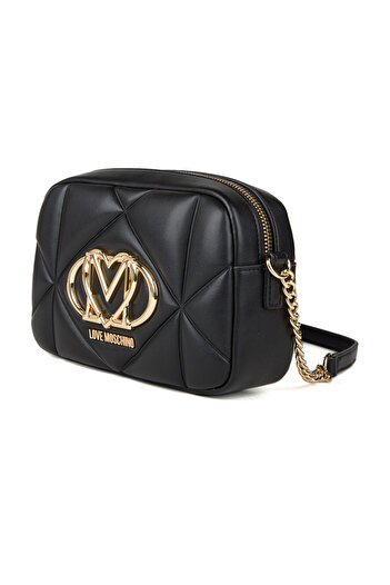 Love Moschino 20 cm embosovaná Q Umhängetasche