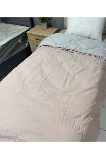 Clasy 100% bumbac Ranforce pilota dublu pentru o singură persoană, somon-albastru gheață