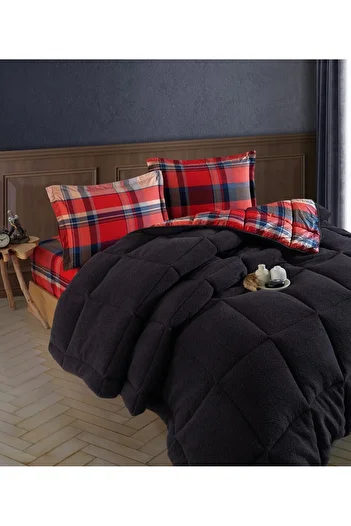 Clasy Wellsoft Quilt Set Double Life Is V1 Smoked