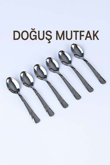 Doğuş Mutfak New Trend Teaspoon 6 Pcs 2 ml Stainless Steel
