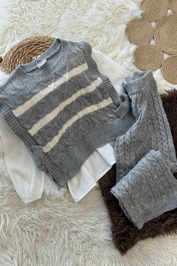 ww waka waka kids store Knitwear Knitted Girl's Set