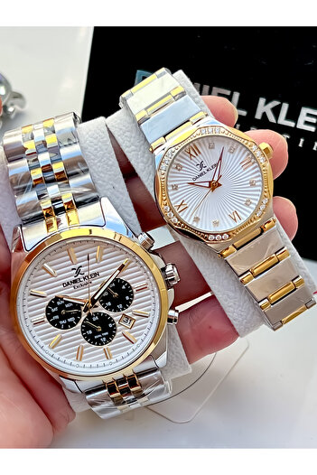 Daniel Klein Dear Brand - Couple Watch Stainless, Steel Waterproof