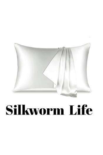 silkworm Life - 100% Φυσική Μεταξωτή Μαξιλαροθήκη - 50x70 cm (ΛΕΥΚΟ / ΧΩΡΙΣ ΒΑΦΗ - ΦΥΣΙΚΟ ΧΡΩΜΑ ΜΕΤΑΞΩΝ)