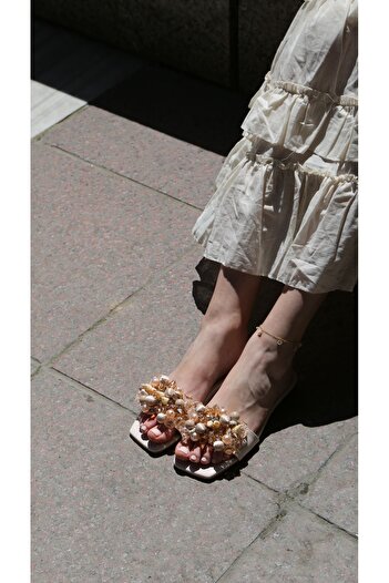 Letafia Maria Beaded Slippers