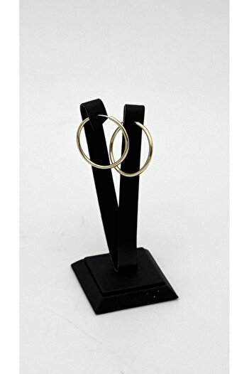 ELİOSA Gold (Xuping) Medium Size Ring Tarnish Free Steel Earrings
