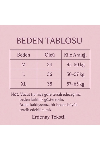 Erdenay Tekstil Υψηλής ποιότητας χτενισμένο βαμβακερό γυναικείο εσώρουχο μπικίνι 3 τεμαχίων