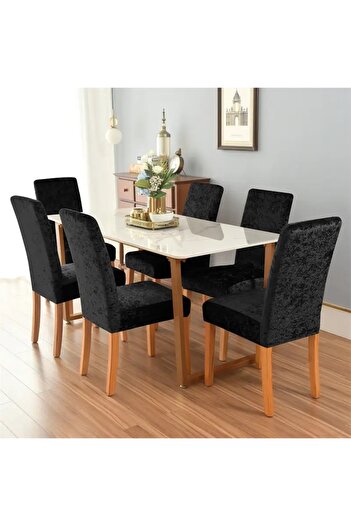 uzhanem Velvet Chair CoverQuality Chair Cover 6pcs