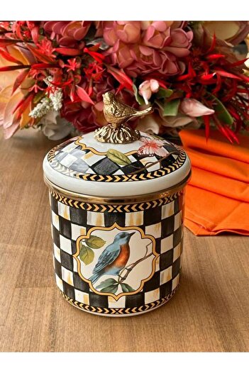 ROSSEV Miss Betty Paradise Enamel Jar 12 cm
