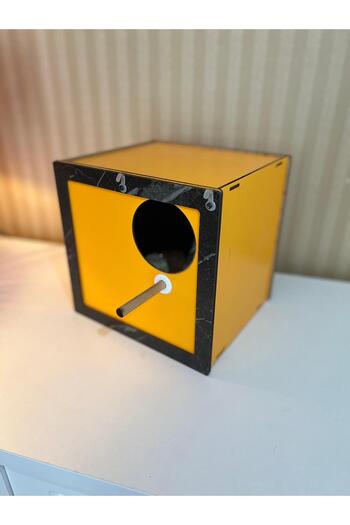 Demo Tasarım Budgie Nest with Nest Orange Bird Nest