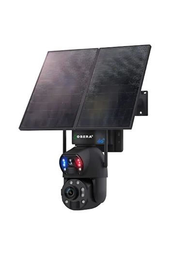 goBERA 24/7 Surveillance Camera, 4g Connection, 3mp 3mp With 20w Solar Panel And 2000mah Battery