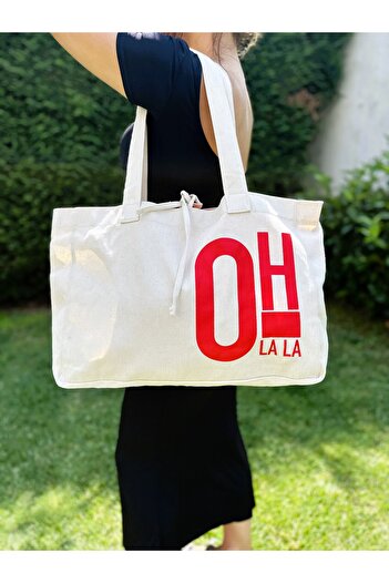 yako Printed Canvas Bag 45*35*10