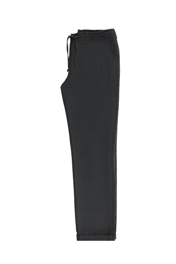 Kiğılı Elastic Waist Drawstring Wool Classic Fabric Trousers