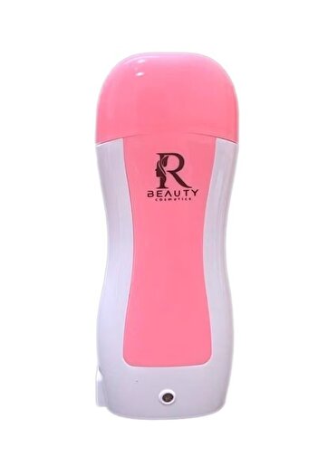 R Beauty مجموعة ازاله الشعر مكونة من جهاز تسخين الشمع الاحترافي مع خرطوشة شمع عسل مع 100ورق ازاله الشمع