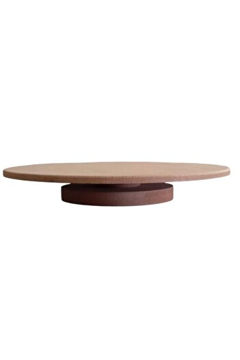 st koleksiyon hobi antika Mdf Decorative Round Rotating Presentation Stand, Presentation Holder