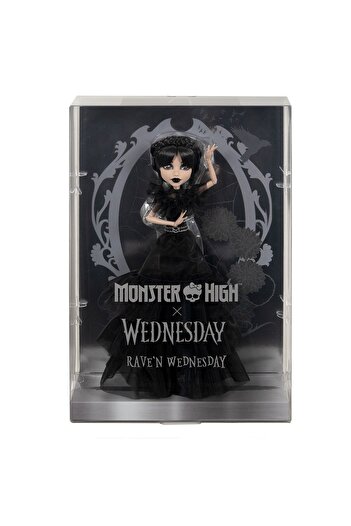 MONSTER HIGH X Wednesday Rave'N Dress Wednesday Doll