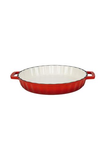 Lava Cast Round Rosto and Oven Tray Edition Series Cast Iron Solid Double Handle Diameter (Ø)30cm