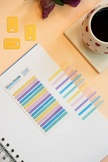 Victoria's Journals Adhesive Strip 4.4X0.4 cm 15 Colors X 20 Sheets
