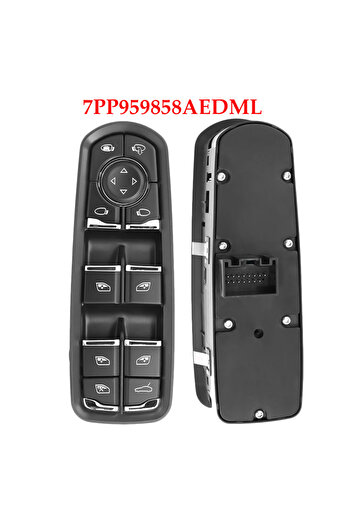 Choice 7PP959858AEDML 7PP959858AEDML 7PP959858RDML 7PP959858MDML Front Left Power Window Switch Button For
