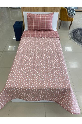 Ceyizza Tek Kişilik Çift Taraflı Kapitone Yatak Örtüsü Takımı