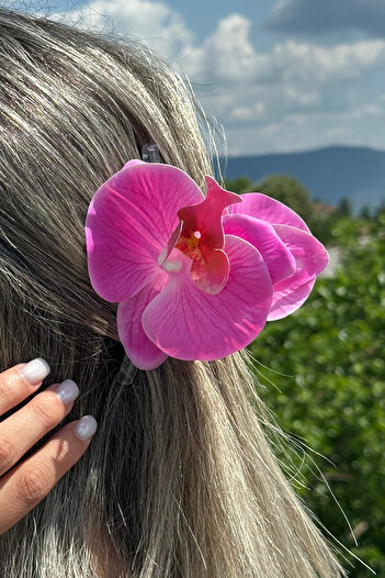 TAKIŞTIR Fuchsia Color Aloha Orchid Latch Buckle