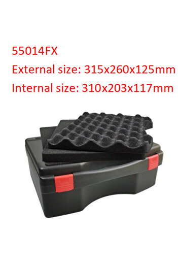 Choice 55014FX Multifunctional Hardware ToolBox Portable Plastic Instrument Case Notebook Protective Storag