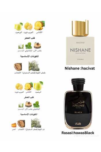 Rasasi عطر رصاصي هوس بلاك للرجال 100 مل