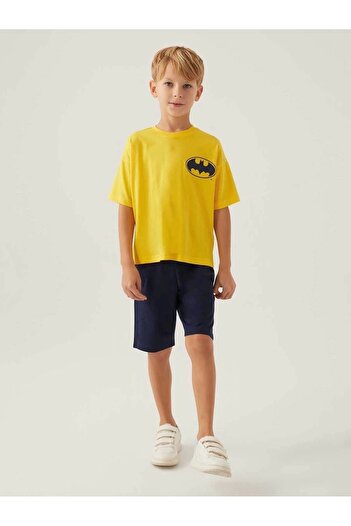 Batman Boy's Shorts Set 3-8 Years Yellow