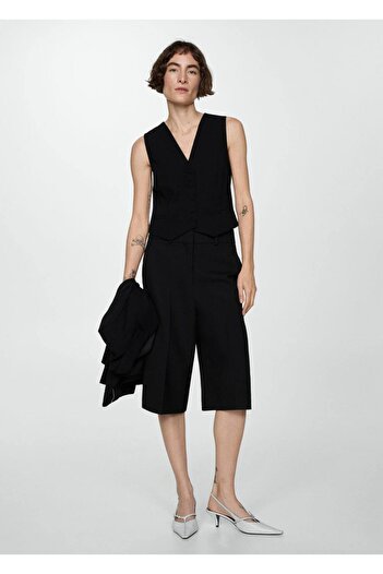 MANGO Woman Set Buttoned Vest