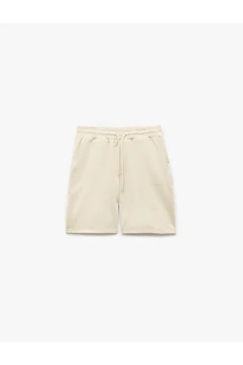 Koton Cotton Bermuda Shorts with Pocket Detail and Lace-Up Waist