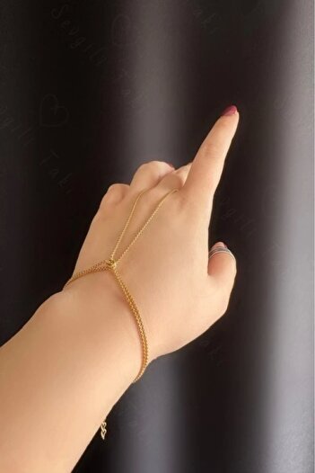 SEVGİLİ TAKI Steel Shahmeran with Gold Chain| Love Series