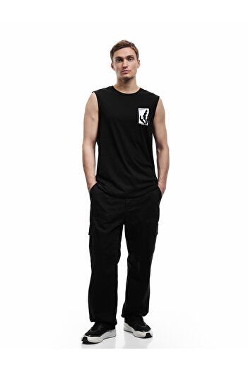 Koton Crew Neck Cotton Summer Printed Sleeveless Undershirt