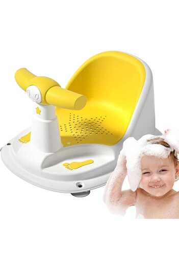 Smart Vibe Baby Bath Seat, SmartViBE®, Practical, Easy to Use, Suction Cups for Stability, Water Drain Holes,