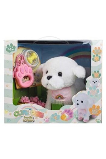 OEM Interactive White Dog with Leash Movement & Accessories
