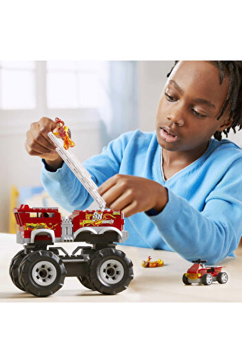 MEGA Mega Hot Wheels HW 5-Alarm Monster Truck construction set, 284 pieces
