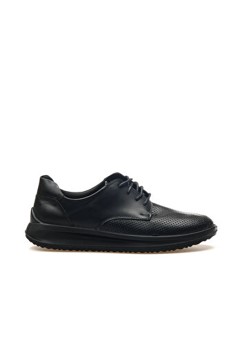 Scooter Men's Genuine Leather Casual Daily Shoes 25Y M4013Ds m Leather Black