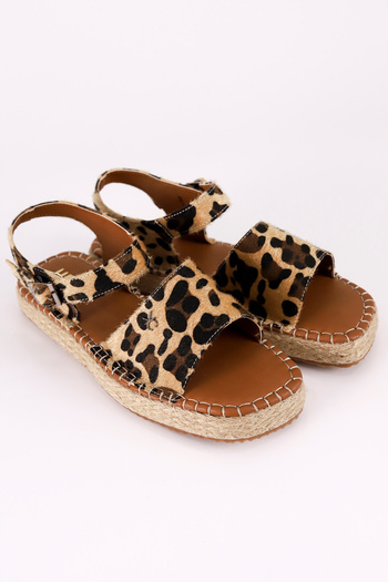 Mamito Ayakkabı F 01 Straw Flat Sandals