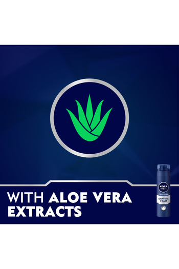 NIVEA NIVEA MEN Protect & Care Shaving Foam, Aloe Vera & Provitamin B5, 200ml