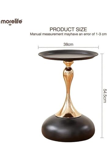 Generic Coffee Tables Nordic Accent End Sofa Metal Gold Oak Round Modern Side Set Living Room Furniture Luxu
