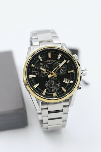Quantum Sapphire Glass Steel Cord Men Wrist Watch Asw123-I1971Q